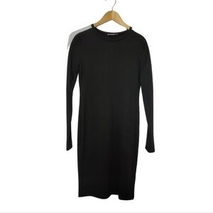 Zara Bodycon Long Striped Sleeve Dress